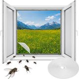 Repest Moustiquaire de fenêtre 160 x 130 cm blanc
