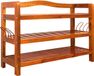 Casaria Schoenenrek 85x26x62cm – 120 kg laadvermogen – Donkerbruin