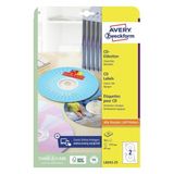Avery Classic Size CD Labels - L6043-25 - wit