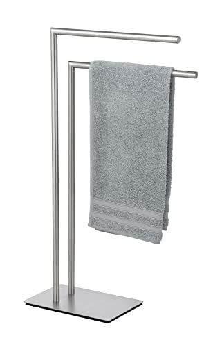 WENKO Recco Handdoekrek - Roestvrij Staal - Vrijstaand - 48 x 80,5 x 20 cm