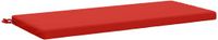 vidaXL Bankkussen SOEST 100% Polyester Rood 120 x 50 x 5 cm