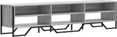 vidaXL meuble TV 180x34x41 cm bois de particules gris chêne sonoma