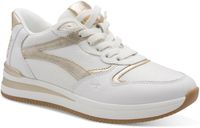 Tamaris Comfort Essentials Dames Sneakers - WIT/GOUD