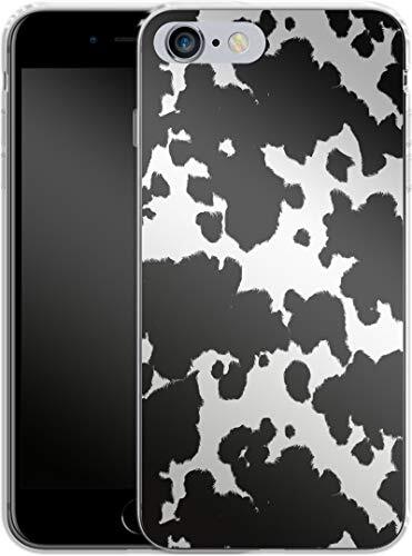 caseable caseable Apple iPhone 6 Plus telefoonhoes - siliconen beschermhoes - schokabsorberend & krasbestendig oppervlak - kleurrijk design - Cow Print - Animal Print