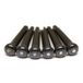 Graphtec PP-2182-00 TUSQ Traditional Style Bridge Pins noir avec incrustation en abalone paua (lot de 6)