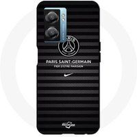 Maniacase Etui Oppo A77 5G Paris SG en Nike zwart en grijs
