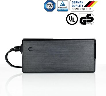 Leicke 150W voeding 24V 6,25A | 5,5 * 2,5mm | compatibel met LCD TFT-schermen, LED-strips, NAS, externe harde schijven, Pico-PSU etc. | TÜV gecertificeerd