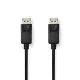 Nedis CCGB37014BK20 Câble DisplayPort 2 m Noir
