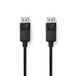 Nedis CCGB37014BK20 Câble DisplayPort 2 m Noir