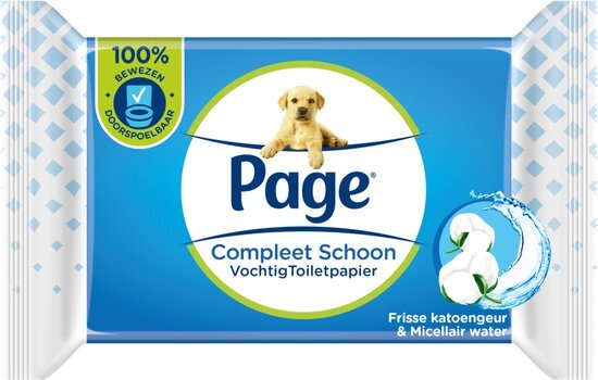 Page Vochtig Toiletpapier Compleet Schoon 38 stuks