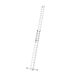 Hailo Profistep Duo Échelle coulissante à corde 2 plans 2x16 échelons 7,9m/8,7m en aluminium