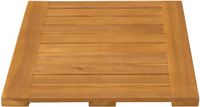 vidaXL Badmat 2 stuks Massief Acacia Hout Naturel 60 x 40 cm