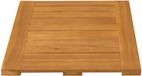 vidaXL Badmat 2 stuks Massief Acacia Hout Naturel 60 x 40 cm