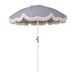 BUSINESS & PLEASURE parasol Club bleu tissu d'extérieur