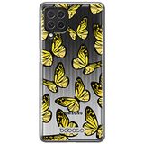 ERT GROUP mobiel telefoonhoesje voor Samsung F62 / M62 origineel en officieel erkend Babaco patroon Butterflies 002 optimaal aangepast aan de vorm van de mobiele telefoon, gedeeltelijk bedrukt