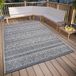 Hanse Home Loto Outdoor tapijt, weerbestendig, modern boho-etnische patroon, waterdicht, robuust buitentapijt, plat weefsel voor tuin, balkon, terras, woonkamer, beige, 115 x 170 cm