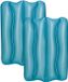 Bestway Opblaasbaar reiskussen - 2x - blauw - 38 x 24 cm