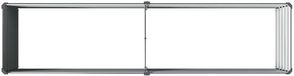 vidaXL Jardinière surélevée anthracite 163 x 40 x 55 cm métal