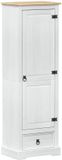 vidaXL Kasten Wit 55 x 38 x 170 cm Massief grenenhout