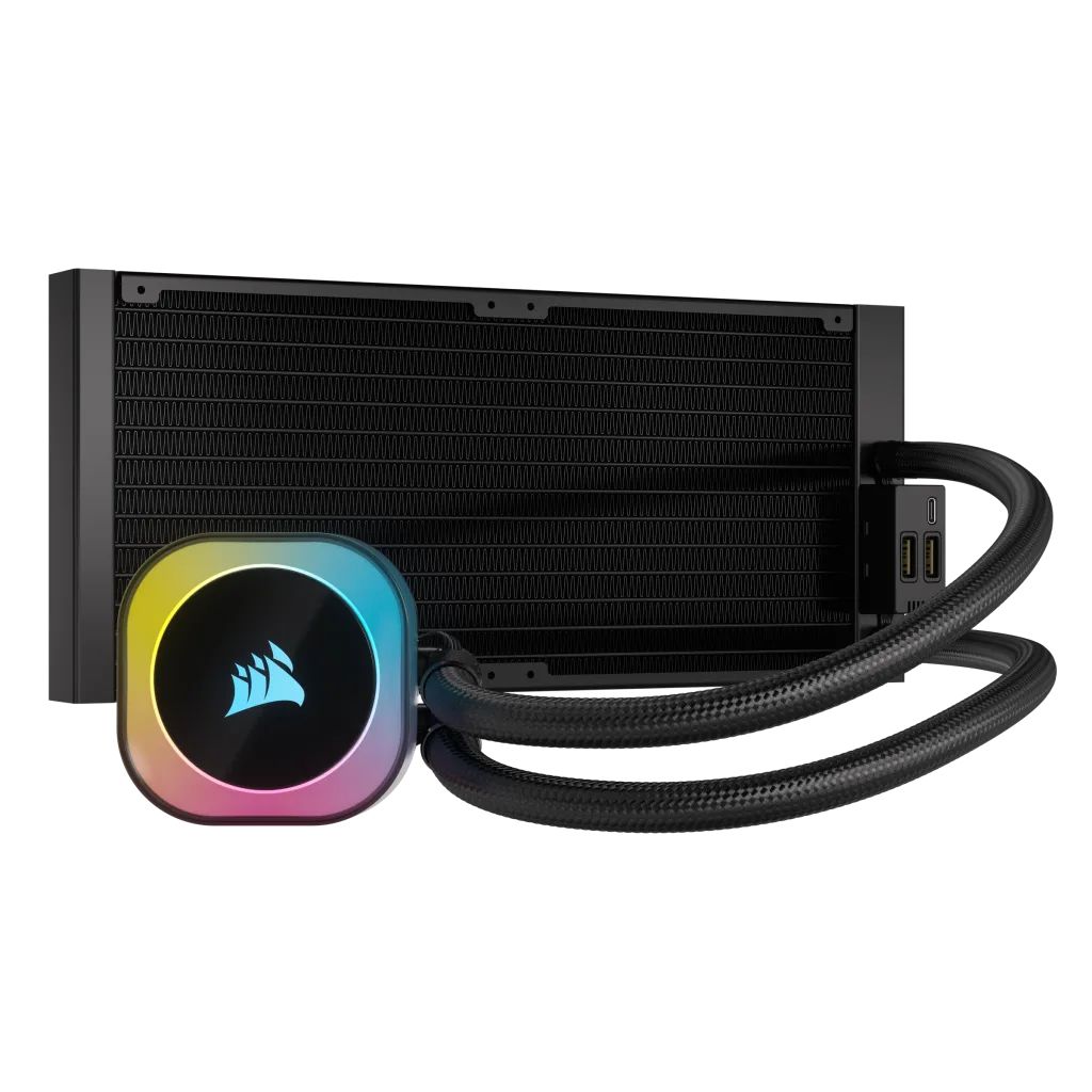 Corsair iCUE H115i RGB Liquid CPU Cooler - 280mm - Black