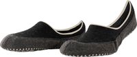 FALKE Cosyshoe Invisible M Hp wol noppen op de zool, 1 paar, uniseks, grijs antraciet melange 3082, 45-46
