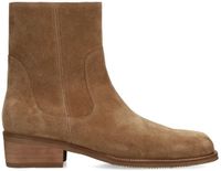 Manfield Heren Taupe Suède Chelsea Boots Maat 44