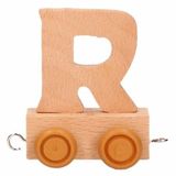T & F creations Houten letter trein R