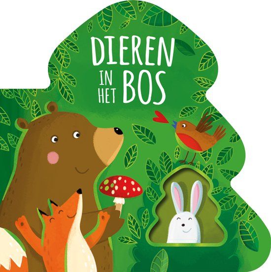 Top1Toys Bol Kartonboek - Dieren In Het Bos - Voorlezen