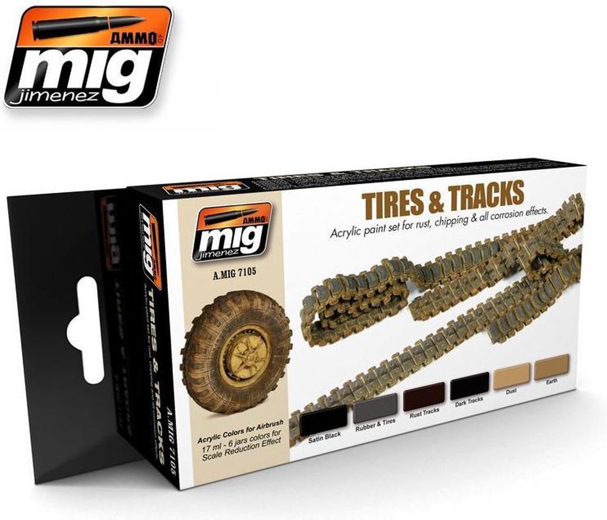 mig MIG-7105 Banden en Tracks, Multicolour