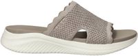 Skechers Ultra Flex 3.0 - Bring It! Slippers - Dames - Beige - Maat: 37