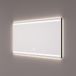 HIPP Design Miroir Noir Mat - 140 x 70 cm - Chauffage Miroir - Éclairage LED
