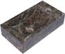 Saniclass Noche Fontein - 40x22x10cm - rechthoek - kraangat rechts - Dark Emporador