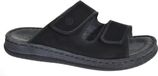 Rohde - Pantoufle Homme - Cuir - Noir - Velcro - 6241 90 - Taille 47
