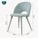 en.casa Eetkamerstoelen Karijo set van 2 stof 77x50x55 cm lichtgroen
