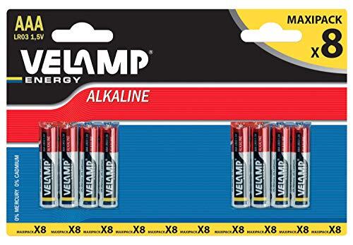 VELAMP Alkaline batterij MINI STILO LR03 AAA 1,5 V blister met 8 batterijen