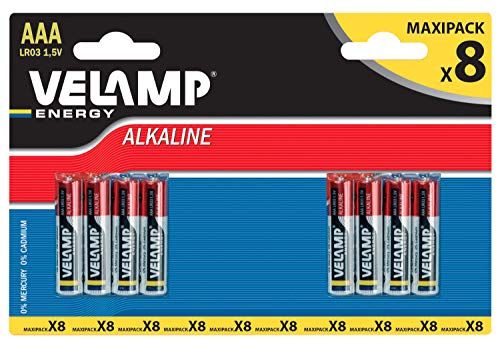 VELAMP Alkaline batterij MINI STILO LR03 AAA 1,5 V - blister met 8 batterijen