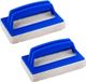 Brosse pour piscine en plastique - brosse pour algues avec éponge - convient pour le nettoyage