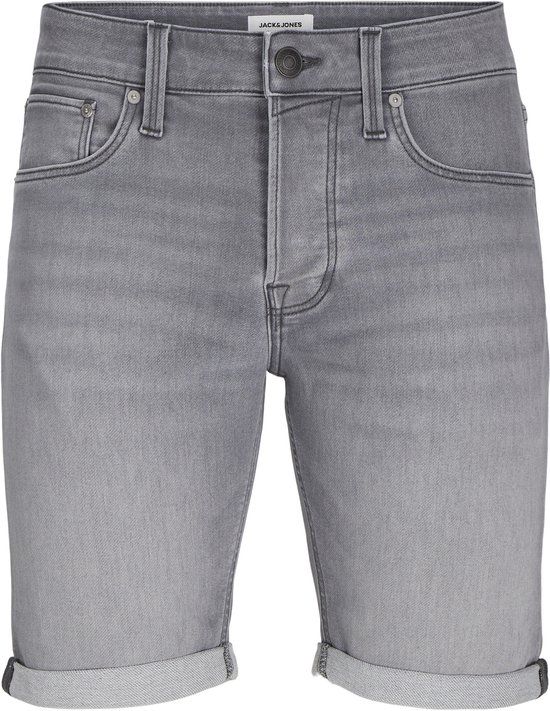 Jack & Jones Plus JJIRICK JJICON Denim Regular Short Grey Denim