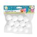 Craft Planet Polystyreen ballen 12 stuks, wit, 3 cm