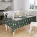 Bonamaison Tafelkleed, Anti-Mold, Sneldrogend, Waterdicht, 100% Polyester Tafellaken, Neon groene rook, 140 x 160 Cm