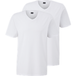 s.Oliver Heren T-shirt (verpakking van 2), 2 x wit, M