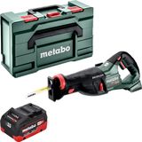 Metabo SSEP 18 LT BL scie sabre sans balai 18 V 32 mm + 1x batterie LiHD 8.0 Ah + metabox - sans chargeur