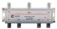6633 Elletronica Cusano 6633 6-weg zadelverdeler, grijs