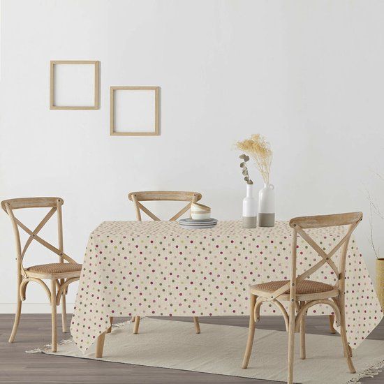 Belum Vlekbestendig Tafelkleed - Beige - 100 x 300 cm - Katoen