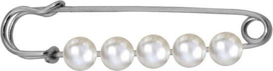 Fako Bijoux® - Sierspeld - 50mm - Zilverkleurig - Unisex