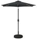 Syfax Tuinparasol met LED-lampen en voet 2,3 x 2,3 m Polyester