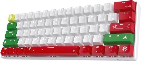 RK61 Gaming Keyboard Kerst Editie - RGB - Red Switches - QWERTY - Draadloos