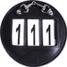 QHP Startnummer Ricki Zwart/Zilver - One size