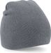 Beechfield Beanie Wintermuts - grijs - warme gebreide muts - volwassenen - 100% polyacryl