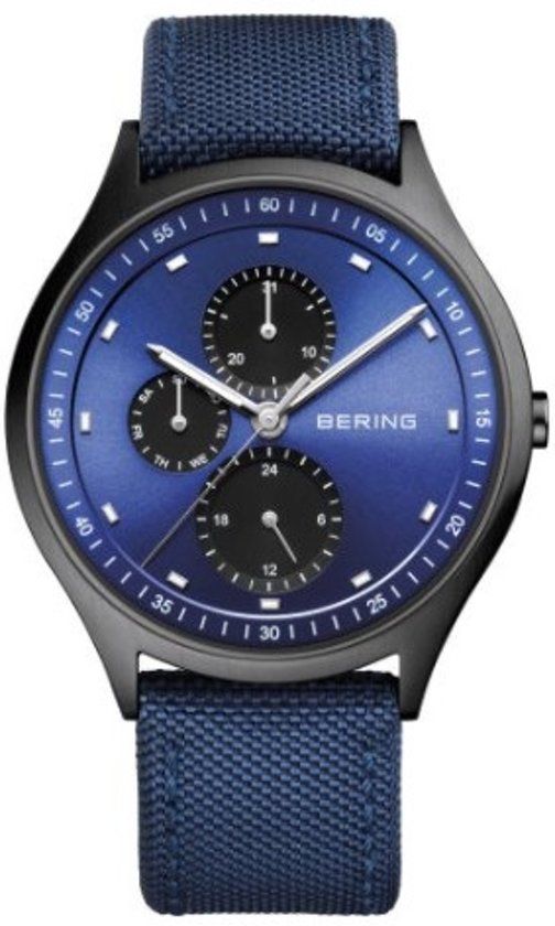 Bering 11741-827 - Horloge - Nylon - Zwart - Ø 41 mm